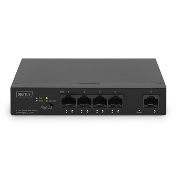 Digitus 4 Port Gigabit PoE Switch DN-95330-1 Unmanaged Desktop