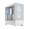 Fractal Design Pop Air RGB White TG Clear Tint Midi-Tower - weiß