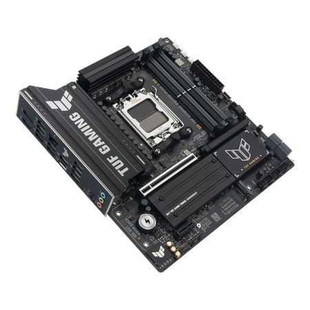 Asus TUF GAMING B850M-PLUS II | Processor family AMD | Processor socket AM5 | DDR5 | Supported hard disk drive interfaces SATA, M.2 | Number of SATA connectors 4