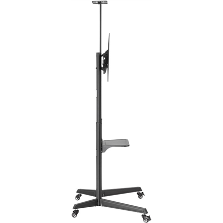 Goobay Floor stand | 59508 TV Presentation Stand Pro (Size L) | Adjustable Height, Tilt | 37-70 " | Black