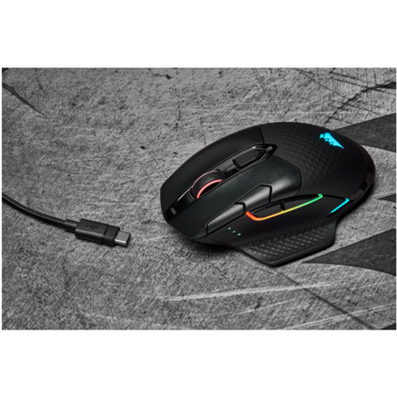 Corsair Dark Core RGB PRO SE Wireless Gaming Maus, Qi - schwarz