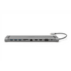 Digitus | 11-Port USB-C Dock, Grey | DA-70898 | VGA (D-Sub) ports quantity 1 | HDMI ports quantity 2