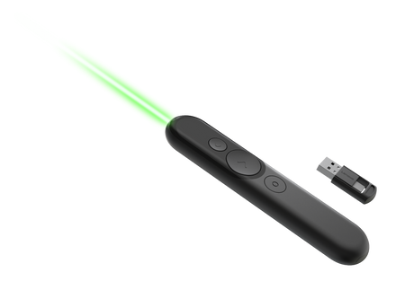 Lenovo | Laser Rechargeable Presentation Remote | Black