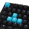 Ducky One 2 Backlit PBT Gaming Keyboard, MX Blue, White LED - Black