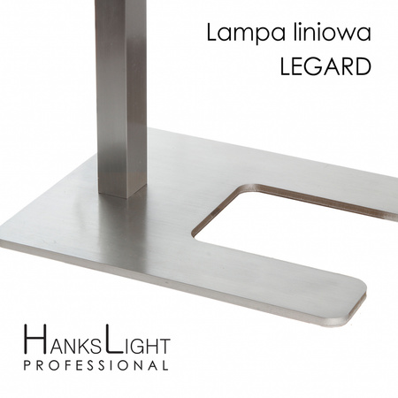 Lampa LED,HanksLight,stojąca, alu,1200*2146mm,up21W/down36W,4000K