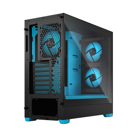 Fractal Design Pop Air RGB  Side window Cyan Core TG Clear Tint ATX, mATX, Mini ITX Power supply included No