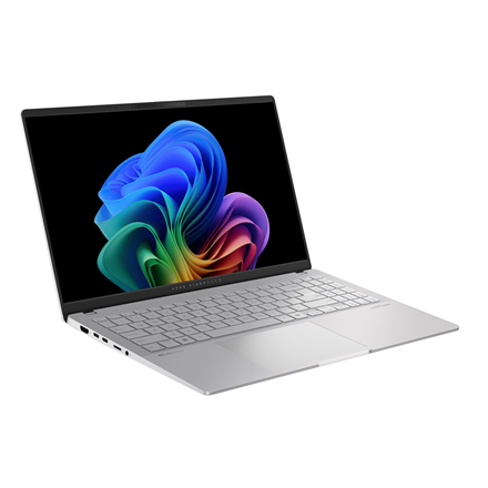 Asus Vivobook S S5507QA-MA112W | Cool Silver | 15.6 " | OLED | 3K | 2880 x 1620 pixels | Glossy | Snapdragon X Elite | X1E 78 100 | 32 GB | LPDDR5X | Solid-state drive capacity 1000 GB | Qualcomm Adreno GPU | Windows 11 Home | 802.11be | Bluetooth version