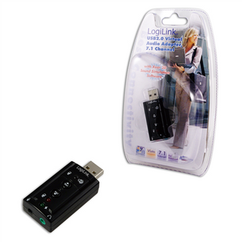 Logilink USB Audio adapter, 7.1 sound effect