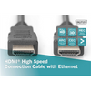 Digitus High Speed HDMI Cable with Ethernet Black HDMI to HDMI 3 m