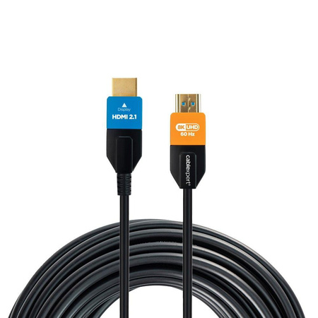 Kabel Ultra High Speed HDMI aktywny optyczny (AOC) z Ethernetem Gembird 20m czarny