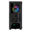 Corsair Tempered Glass Mid-Tower Smart Case iCUE 220T RGB Side window,  Mid-Tower, Black, Power supply included No, Steel, Tempered Glass