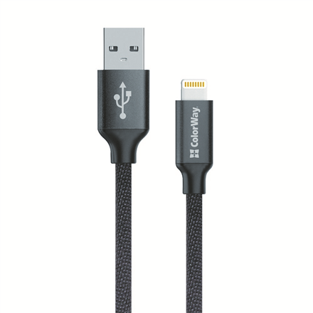 ColorWay Data Cable Apple Lightning Charging cable Fast and safe charging; Stable data transmission