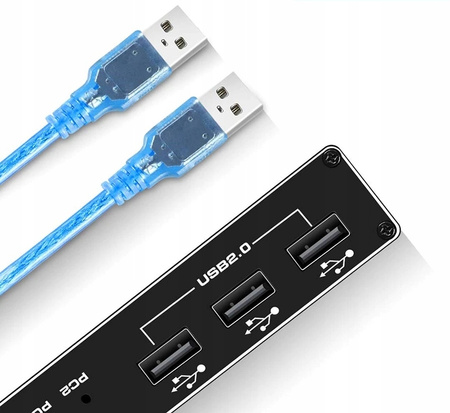 Przełącznik KVM HDMI 2.0 USB  4K/60Hz 3xUSB