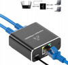 SPLITTER LAN 1x2 ADAPTER ROZGAŁĘŹNIK RJ45 GIGABIT