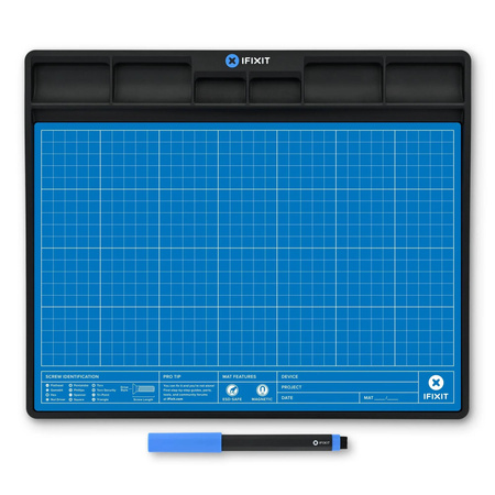 iFixit FixMat magnetische Projektmatte, ESD-geschützt - blau