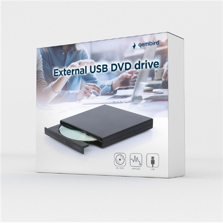 Gembird External USB DVD drive  	DVD-USB-04 Interface USB 2.0 DVD CD read speed 24 x CD write speed 24 x