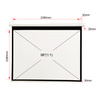 EKRAN RĘCZNY  135" 244x244cm MA-96 1:1 ART
