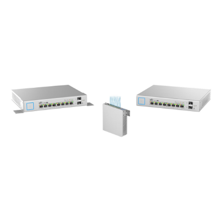 Ubiquiti Switch Unifi US-8-150W Web managed Desktop 1 Gbps (RJ-45) ports quantity 8 SFP ports quantity 2 PoE ports quantity 8 PoE+ ports quantity 4 PoE/Poe+ ports quantity 8 Passive PoE ports quantity 4 Power supply type internal 150W