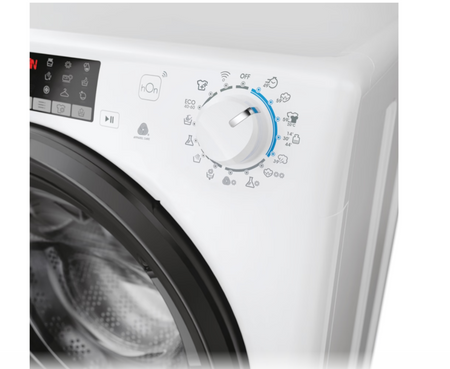Candy Washing Machine with Dryer | CSOW 4746TWMB5-S | Energy efficiency class A/E | Front loading | Washing capacity 7 kg | 1400 RPM | Depth 45 cm | Width 60 cm | Display | Digit | Drying system | Drying capacity 4 kg | Steam function | Wi-Fi | White