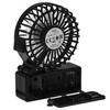 Adler Foldable mini fan | AD 7336 | Desk fan | Black | Diameter 6.5 cm | Number of speeds 1
