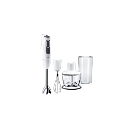 Braun Hand Blender MQ 3135 MultiQuick 3 Vario Hand Blender, 750 W, Number of speeds 11, Turbo mode, Chopper, White