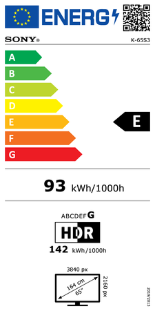 Sony K65S35B Bravia 3 | 65 | Smart TV | Android TV | QFHD | Black