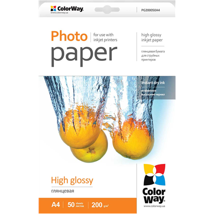 ColorWay High Glossy Photo Paper A4 200 g/m²