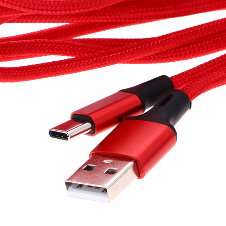 MOCNY KABEL USB TYP-C QUICK CHARGE 3A ORYGINALNY