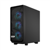 Fractal Design Meshify 2 Compact Lite RGB Side window Black TG Light Mid-Tower Power supply included No