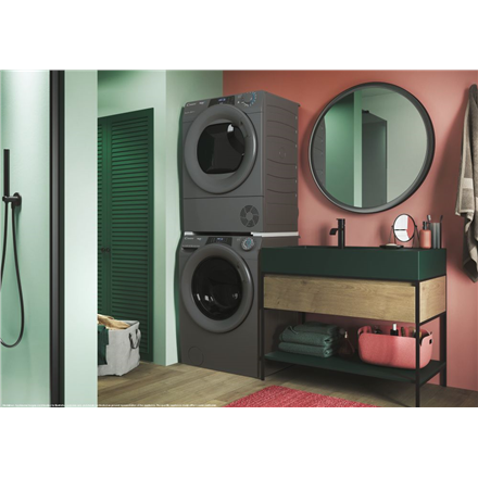 Candy Washing Machine RP4 476BWMRR/1-S Energy efficiency class A, Front loading, Washing capacity 7 kg, 1400 RPM, Depth 45 cm, Width 60 cm, Display, TFT, Steam function, Wi-Fi, Anthracite