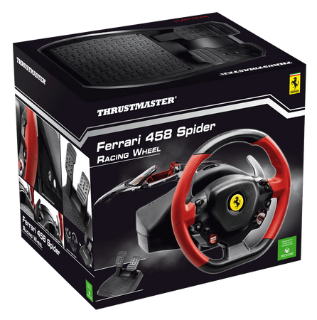 Thrustmaster Steering Wheel Ferrari 458 Spider Racing Wheel Black/Red