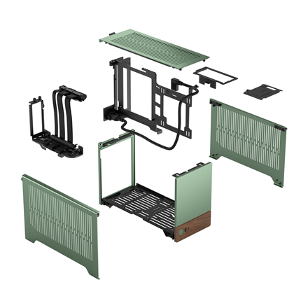 Fractal Design Terra Mini-ITX Tower - grün