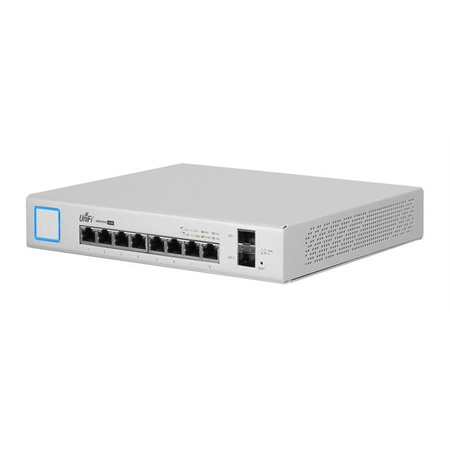 Ubiquiti Switch Unifi US-8-150W Web managed Desktop 1 Gbps (RJ-45) ports quantity 8 SFP ports quantity 2 PoE ports quantity 8 PoE+ ports quantity 4 PoE/Poe+ ports quantity 8 Passive PoE ports quantity 4 Power supply type internal 150W