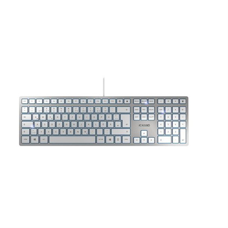 Cherry Keyboard KC 6000 Slim [DE] silver/white