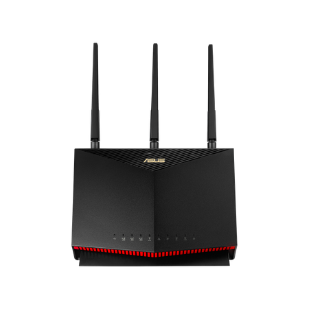 Asus LTE Modem Router 4G-AC86U Wireless-AC2600 802.11ac 800+1733 Mbit/s 10/100/1000 Mbit/s Ethernet LAN (RJ-45) ports 4 Mesh Support No MU-MiMO Yes 3G/4G via optional USB adapter Antenna type  Dual-band 1 x USB 2.0