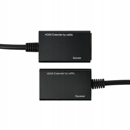 KABEL KONWERTER HDMI na LAN PO SKRĘTCE RJ45 30M