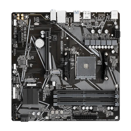 GIGABYTE B550M K, AMD B550 Mainboard - Sockel AM4, DDR4
