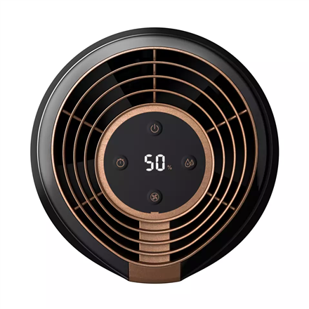 Philips HU2718/10	 Humidifier 17 W Water tank capacity 2 L Suitable for rooms up to 32 m² NanoCloud technology Humidification capacity 200 ml/hr  Black/Copper