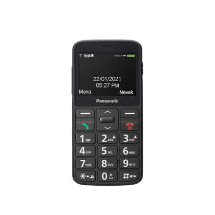 Panasonic KX-TU160 Easy Use Mobile Phone Black 2.4 " TFT-LCD 240 x 320 Bluetooth USB version USB-C Built-in camera Main camera 0.3 MP
