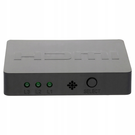 SWITCH 3x HDMI PRZEŁĄCZNIK ROZDZIELACZ + PILOT
