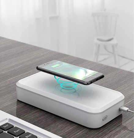 URZĄDZENIE DO STERYLIZACJI OZON UV-C ŁADOWARKA QI