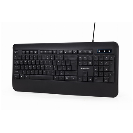 Gembird Multimedia Keyboard KB-UML-03	 Multimedia Wired US Black