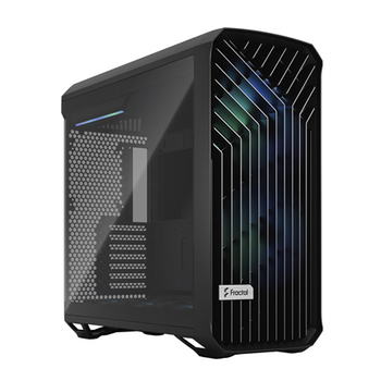 Fractal Design Torrent Compact RGB Midi-Tower Light Tint, Tempered Glass, schwarz