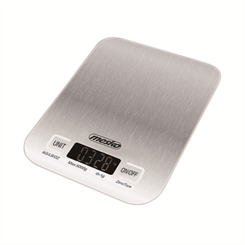 Mesko Kitchen scale MS 3169 white Maximum weight (capacity) 5 kg Graduation 1 g Inox/White