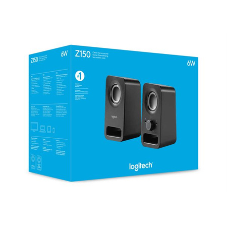 Logitech Speaker Z150 2.0 Klinke black