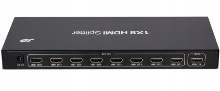 SPLITTER HDMI 1x8 ROZDZIELACZ 4K HDCP ORYGINALNY