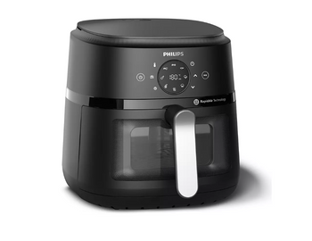 Philips NA231/00 Airfryer, 1700 W, Pan volume 6.2 L, Black, Silver | Philips Airfryer | NA231/00 | Power 1700 W | Capacity 6.2 L | Black/Silver