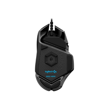 Logitech G502 Hero Wired Gaming Mouse, Black