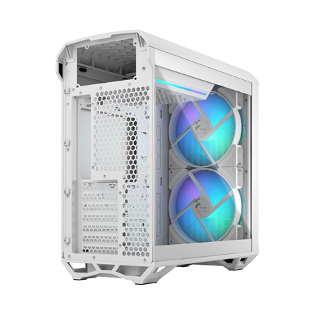 Fractal Design Torrent Compact RGB White TG clear tint Mid-Tower Power supply included No