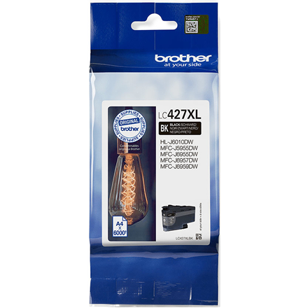 Brother LC427XLBK Ink Cartridge, Black
